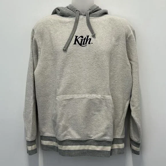 Kith | Shirts | Kith Reverse Williams Grey Hoodie Size L | Poshmark